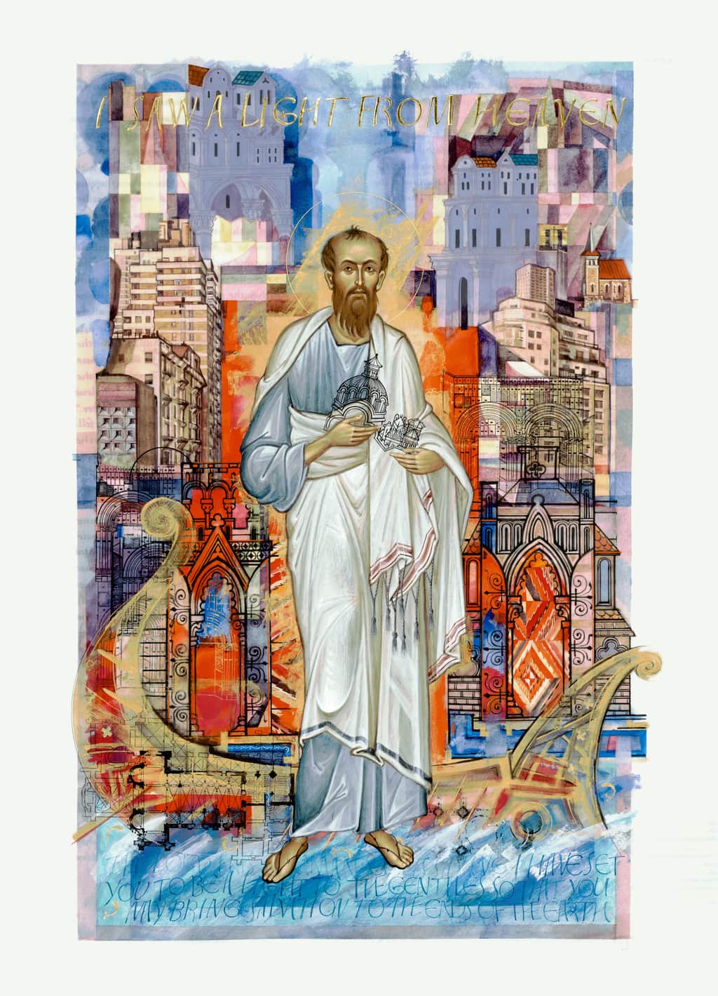 The Saint John's Bible, "Life of Paul" illumination 