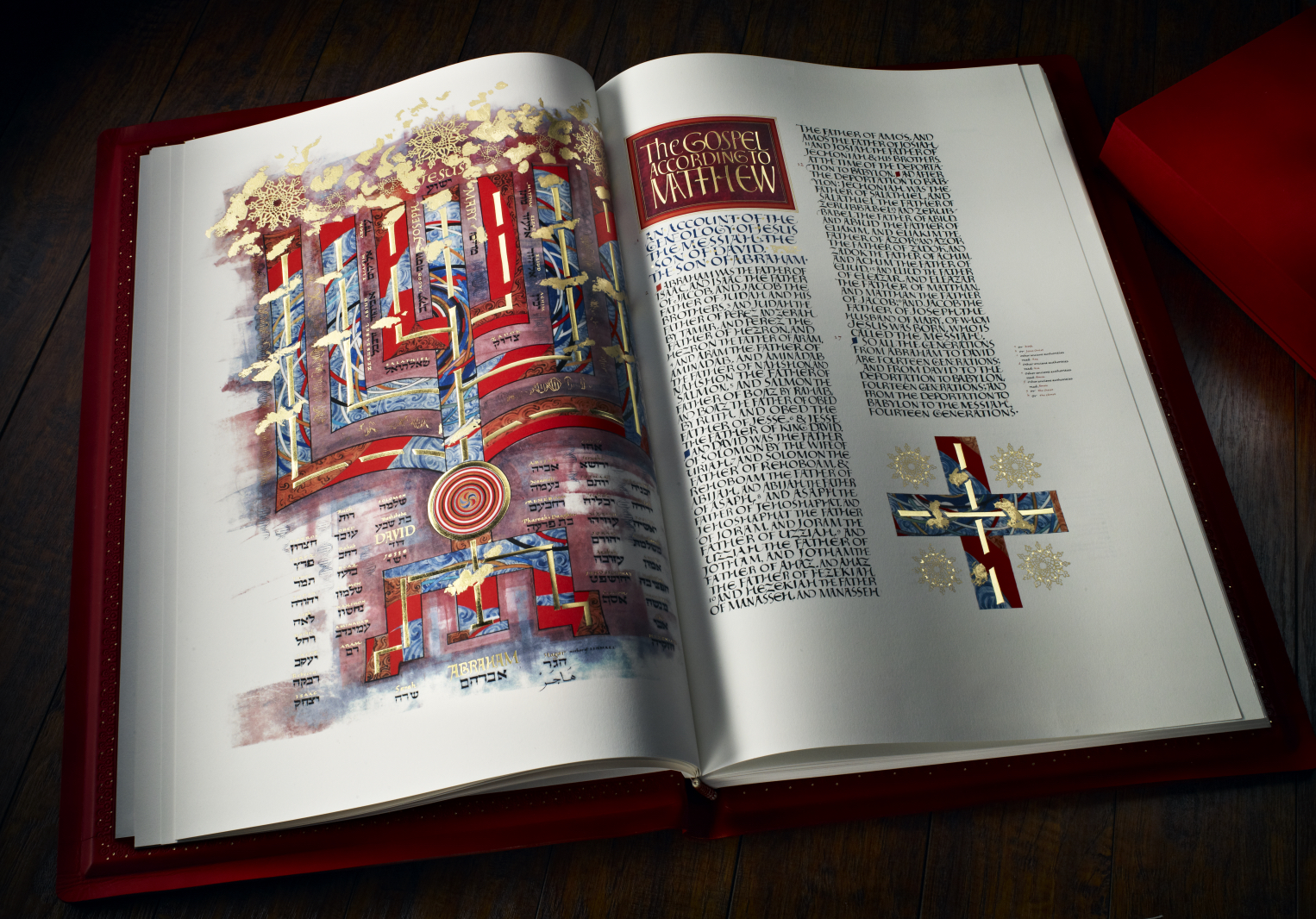 The Saint John's Bible, "Book of Matthew" illumination 