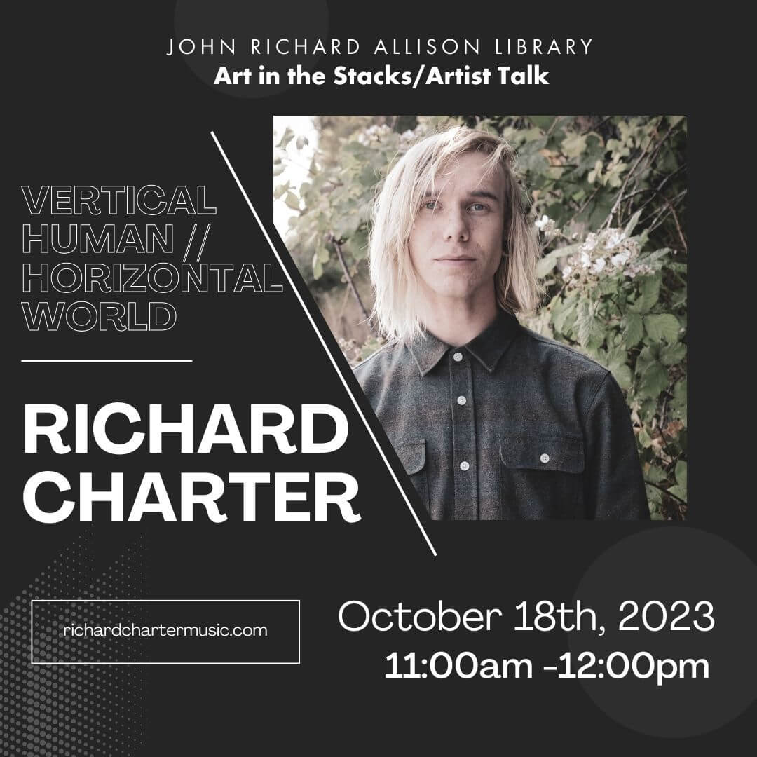 Artist Talk in the Library: October 18th, 11:00am