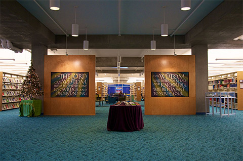 Allison Library Entrance